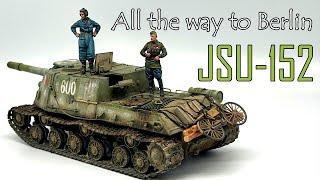 TAMIYA 1/35 soviet heavy tank JSU-152【Full Build Video】~TANK MODEL~ #scalemodel