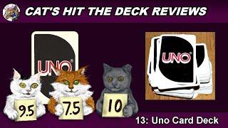 CAT’S HIT THE DECK REVIEW 13: Uno Deck for Tarot (Robbins, International Games, Mattel)