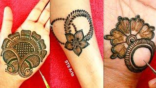 Karwa Chauth Top 3 Front Hand Mehndi Design | Simple arabic mehndi designs | Mehandi | Mehendi | New