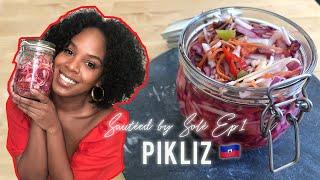 HOW TO MAKE HAITIAN [PINK] PIKLIZ - FIRST YOUTUBE VIDEO | The Haitian Croissant