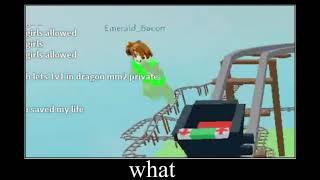 why he jump out cart