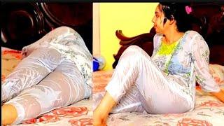 Desi Girl Hot Poss Sleeping Vlog | Village Girl Sleeping On Bedroom | Pakistani Village Girl Vlog