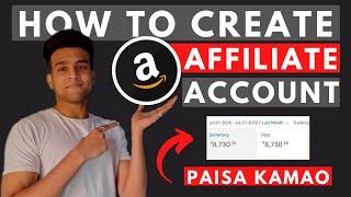 How to Create Amazon Affiliate Account (Hindi) | Amazon Affiliate account kaise banaye 2021