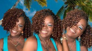 PROTECTIVE STYLE FOR NATURAL HAIR | TRENDY TRESSES SERENE CURLS | CROTCHET STYLE REVIEW W/ CORNROWS