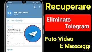 Come Recuperare Chat, Immagini, Messaggi E Video Cancellati Di Telegram 2022