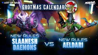 NEW Craftworld Eldar vs Slaanesh Chaos Daemons Coaching Match