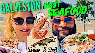 Eating Shrimp ‘N Stuff – Galveston’s Best Seafood