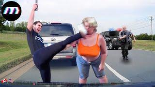 100 Tragic Moments When Karen Try To Attack Cops Gets INSTANT KARMA Reach Insane Levels!