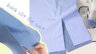 Have you tried this method? To make back slits, suitable for all jackets or suits |Suits Sewing Tips