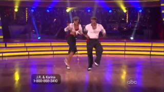 JR Martinez and Karina Smirnoff Jive