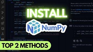 How to Install Numpy in Python on Windows 11 (2024) - PIP Install Numpy