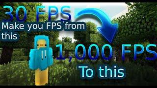 How to raise your Fps in minecraft