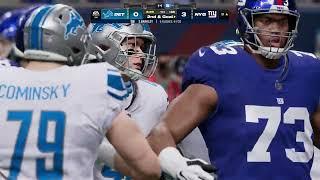 Madden NFL 24 Gameplay: Detroit Lions vs New York Giants - (Xbox Series X) [4K60FPS]