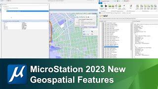 MicroStation 2023 New Geospatial Features