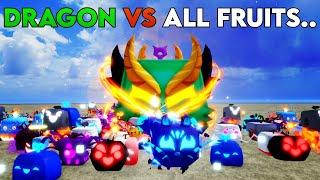 Dragon Rework VS All Fruits in Blox Fruits