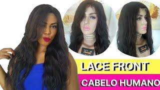 Front lace cabelo humano brasileiro alta densidade -Luciana Machado/Cabelo de Rainha