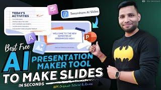 Best AI Presentation Maker in 2024 | Generate Slides Free in Seconds | Tenorshare AI Slides