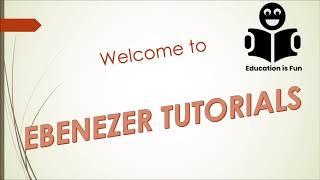 Introduction | Ebenezer Tutorials