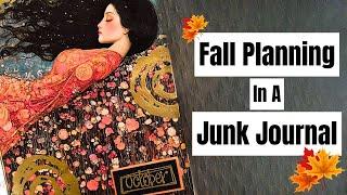 Plan and Create with me October: Unique Paper Bag Junk Journal for Fall