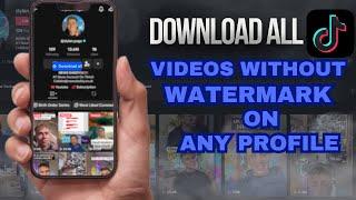 How to download bulk TikTok videos on any profile on your phone