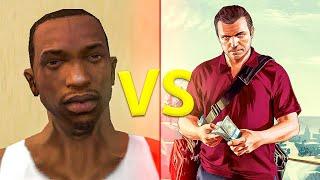 Сравнение стрельбы в SAMP и GTA V RP RAGE:MP #shorts