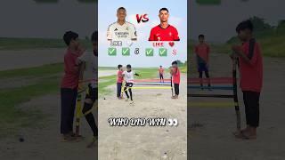 Mbappe vs Ronaldo  SPEED CHALLENGE #shorts #football #speed #challenge #ronaldo #mbappe #trending