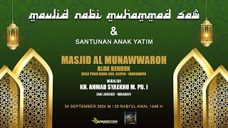 LIVE ACARA MAULID NABI MUHAMMAD SAW, MASJID AL MUNAWWAROH BLOK BENDUK TUGU  - SLIYEG || 24 SEP 2024