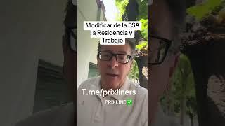 #PRIXLINE  It can be modified directly from the ESA to residency and work in Spain  ￼