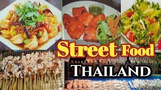 THAI Street Food Pattaya Jomtien || Best Food || Jomtien Beach Road 2022