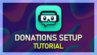 StreamLabs OBS - How to Setup Donations