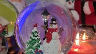 Christmas Snow Globe  Music Box