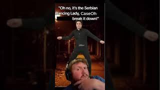 Oh no It's the serbian dancing lady ray William johnson but it's a caseoh AI cover