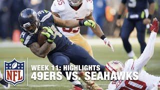 49ers vs. Seahawks | Week 11 Highlights | NFL