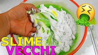 SLIME VECCHI di un ANNO! MODIFICO SLIME VECCHI! SLIME MAKEOVER Iolanda Sweets