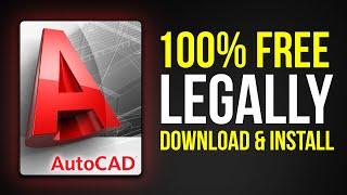 How to Legally Download and Install AutoCAD for Free on PC (UPDATED 2024)