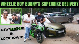 WHEELIE BOY BUNNY'S ZX-10R DELIVERY || S CLASS PROOF!!!