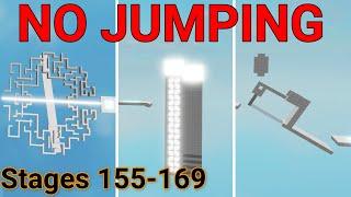 No Jumping Difficulty Chart Obby (Stages 155-169)