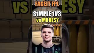 S1MPLE ESTA DE VUELTACLUTCH 1V3 CONTRA MONESY EN FPL  #csgo #cs2 #esports #faceit #major #cs #1v3