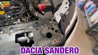 Front bumper removal dacia sandero full video #car #dacia #frontbumper