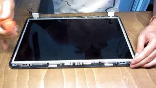 Ноутбук HP Pavilion G6-1112SL замена экрана / display replacement