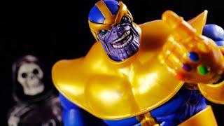 Marvel Legends Deluxe Thanos Review!!!! (and some slight Modifications)