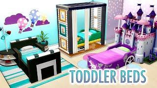 5 Toddler Bed Ideas / The Sims 4 Base Game / 5 Идей Детских кроватей / Симс 4 Базовая Игра