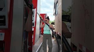 izatrips un Gas  Station sheer blouse