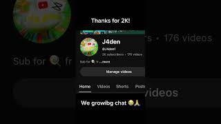 Thanks for 2K subs! 