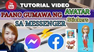 PAANO GUMAWA NG MESSENGER AVATAR STICKERS? ERLYNN TV TUTORIAL