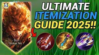 ULTIMATE ITEMIZATION GUIDE FOR SUN! (must try) | SUN TERSAKIT 2025 | MLBB