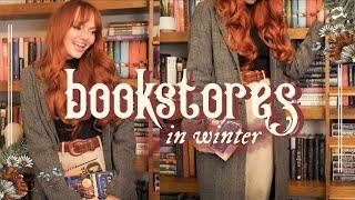 Bookstores in Winter // come book shopping with me + book haul 