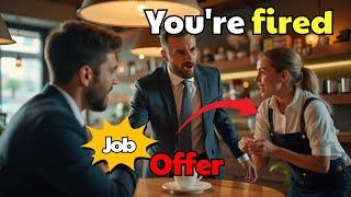 Waitress Protects Her Privacy Accepts a Billionaire's Job Offer | Moral Stories