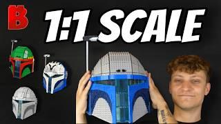 Wearable LEGO Star Wars Mandalorian Helmets!!