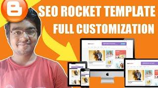 Seo Rocket Blogger Template Full customization |Blogger Complete Tutorial | Tech Reveal